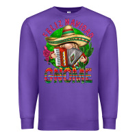 Purple Feliz Navidad gnome Premium Sweatshirt - NancyCooperArtShop