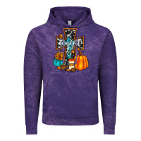 Cloud Purple thankful cross Vintage Hoodie - JahusDesignShop