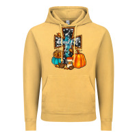 Vintage Mustard thankful cross Vintage Hoodie - JahusDesignShop