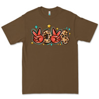 Cacao 2024 stars and leopard Premium Tee - MaliasSmallBusiness
