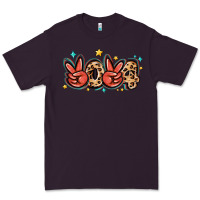 Plum 2024 stars and leopard Premium Tee - MaliasSmallBusiness