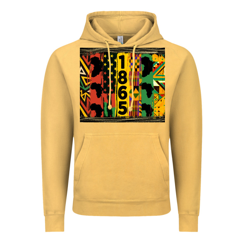 Juneteenth 1865 Tumbler Vintage Hoodie by HRA Design Shop | Teevron