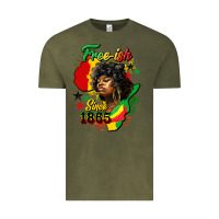 Vintage Olive free ish since 1865 Vintage Tee - HRA Design Shop