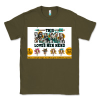 Army Green This mama  loves her herd goats Classic Tee - Jasminsmagicworld