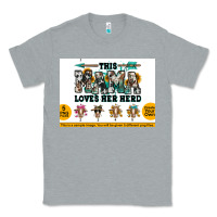 Heather Grey This mama  loves her herd goats Classic Tee - Jasminsmagicworld