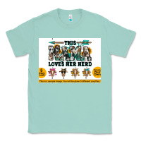 Seafoam This mama  loves her herd goats Classic Tee - Jasminsmagicworld