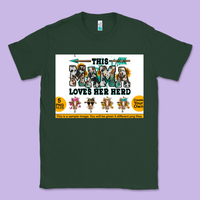 This Mama  Loves Her Herd Goats Classic Tee Designed By Jasminsmagicworld