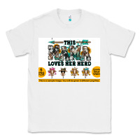 White This mama  loves her herd goats Classic Tee - Jasminsmagicworld