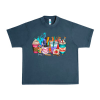 Midnight Navy art teacher coffee cup Urban Heavy Tee - AdoDesignShop