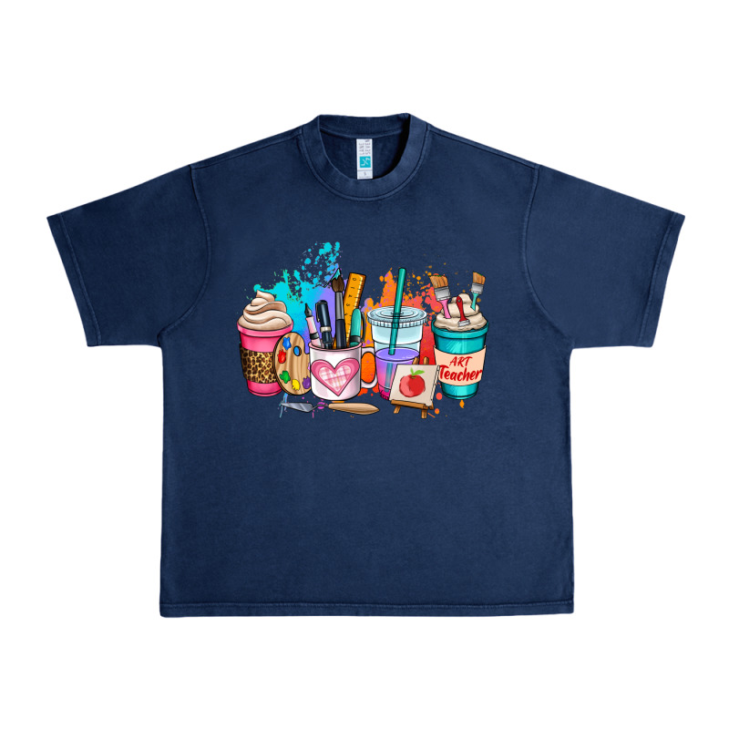 Art Teacher Coffee Cup Urban Heavy Tee by AdoDesignShop | Teevron
