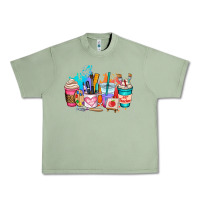 Oil Green art teacher coffee cup Urban Heavy Tee - AdoDesignShop