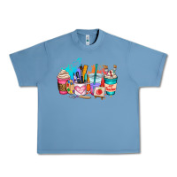 Pebble Blue art teacher coffee cup Urban Heavy Tee - AdoDesignShop