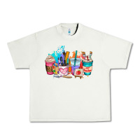 Pistachio art teacher coffee cup Urban Heavy Tee - AdoDesignShop