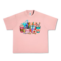Salmon art teacher coffee cup Urban Heavy Tee - AdoDesignShop