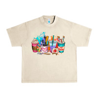 Sandshell art teacher coffee cup Urban Heavy Tee - AdoDesignShop