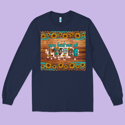 You Had Me At Coffee Long Sleeve Tee Designed By Artiststas