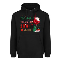Black mommy needs her jingle juice Heavyweight Hoodie - MaliasSmallBusiness