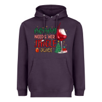 Plum mommy needs her jingle juice Heavyweight Hoodie - MaliasSmallBusiness