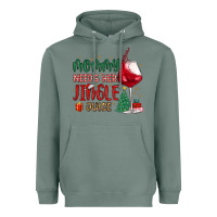 Sage mommy needs her jingle juice Heavyweight Hoodie - MaliasSmallBusiness