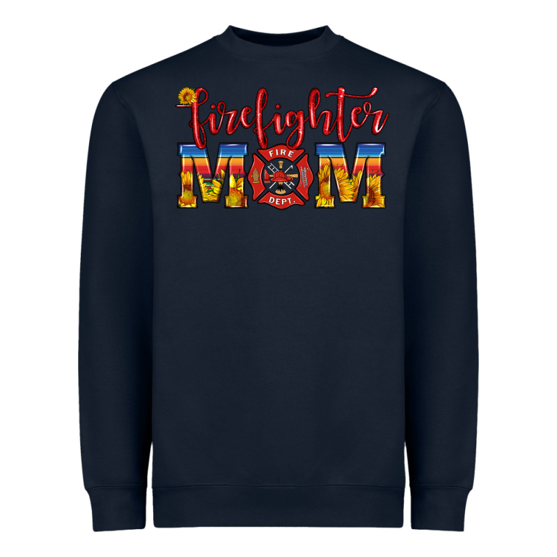 Firefighter Mom Heavyweight Sweatshirt by HRA Design Shop | Teevron