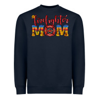 Navy firefighter mom Heavyweight Sweatshirt - HRA Design Shop
