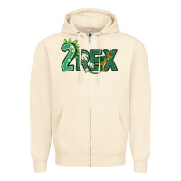 Sandshell two rex Zipper Hoodie - MaliasSmallBusiness