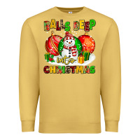 Antique Gold Balls Deep Into Christmas Premium Sweatshirt - MaliasSmallBusiness