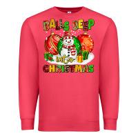 Cardinal Balls Deep Into Christmas Premium Sweatshirt - MaliasSmallBusiness