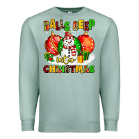Seafoam Balls Deep Into Christmas Premium Sweatshirt - MaliasSmallBusiness