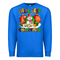 True Royal Balls Deep Into Christmas Premium Sweatshirt - MaliasSmallBusiness