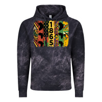 Cloud Black juneteenth brush stroke 2 Vintage Hoodie - HRA Design Shop