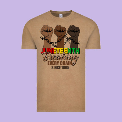 Breaking Every Chain Since 1865 Vintage Tee Designed By Hra Design Shop