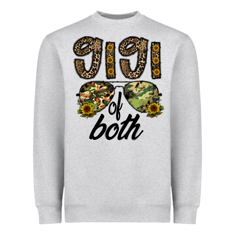 Gigi Of Both Heavyweight Sweatshirt by CowhideDigitalArt | Teevron