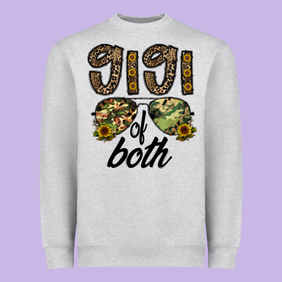 Gigi Of Both Heavyweight Sweatshirt Designed By Cowhidedigitalart