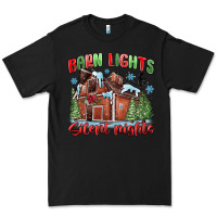Black barn lights and silent nights Premium Tee - MaliasSmallBusiness