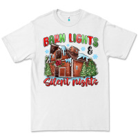 White barn lights and silent nights Premium Tee - MaliasSmallBusiness