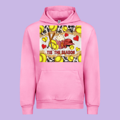 Tis' The Season Softball With Cowhide Tumbler Tbs Urban Hoodie Designed By Tumblerdesignbyshophia
