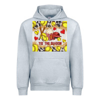 Heather Grey tis' the season softball with cowhide tumbler tbs Urban Hoodie - TumblerDesignByShophia
