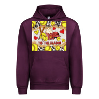 Mauve Wine tis' the season softball with cowhide tumbler tbs Urban Hoodie - TumblerDesignByShophia