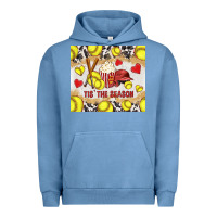 Pigment Pebble Blue tis' the season softball with cowhide tumbler tbs Urban Hoodie - TumblerDesignByShophia