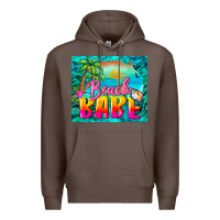 Coffee beach babe Premium Hoodie - BarkalooDesign