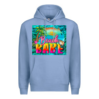 Colony Blue beach babe Premium Hoodie - BarkalooDesign