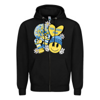 Black the lucky few Zipper Hoodie - MaliasSmallBusiness