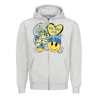 Dove Grey the lucky few Zipper Hoodie - MaliasSmallBusiness