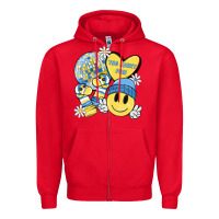 Red the lucky few Zipper Hoodie - MaliasSmallBusiness