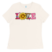 Bone love sunflower valentines day Ladies Tee - AdoDesignShop