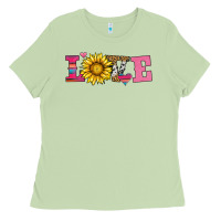 Matcha love sunflower valentines day Ladies Tee - AdoDesignShop