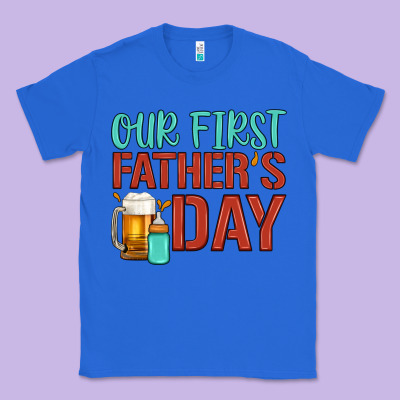 Our First Father's Day Classic Tee Designed By Artiststas