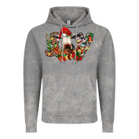Cloud Rock christmas joy cow Vintage Hoodie - CowhideDigitalArt