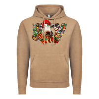 Christmas Joy Cow Vintage Hoodie | Teevron